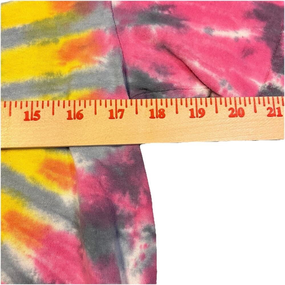 Liquid Blue Pink Floyd Prism Moon Tie-Dye T-Shirt Size M - Picture 6 of 6
